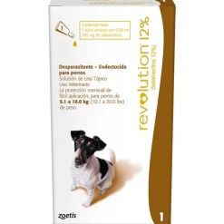 Revolution Antipulgas Y Garrapatas^Antiparasitario para Perros de 5.1 a 10kg