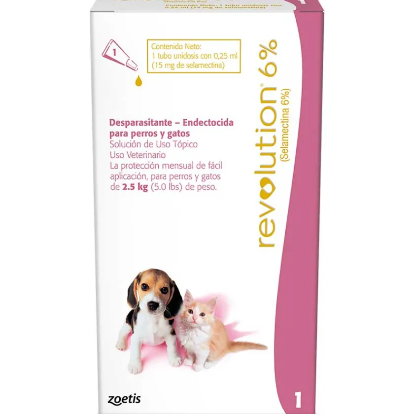 Revolution Antipulgas Y Garrapatas^Antiparasitario para Perros y Gatos hasta 2.5kg