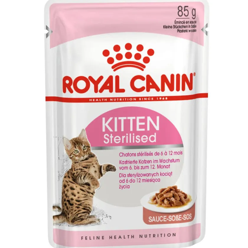 Royal Canin Húmedos^Cat Kitten Sterilized Pouch 85gr