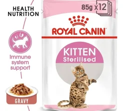 Royal Canin Húmedos^Cat Kitten Sterilized Pouch 85gr x 12 unidades