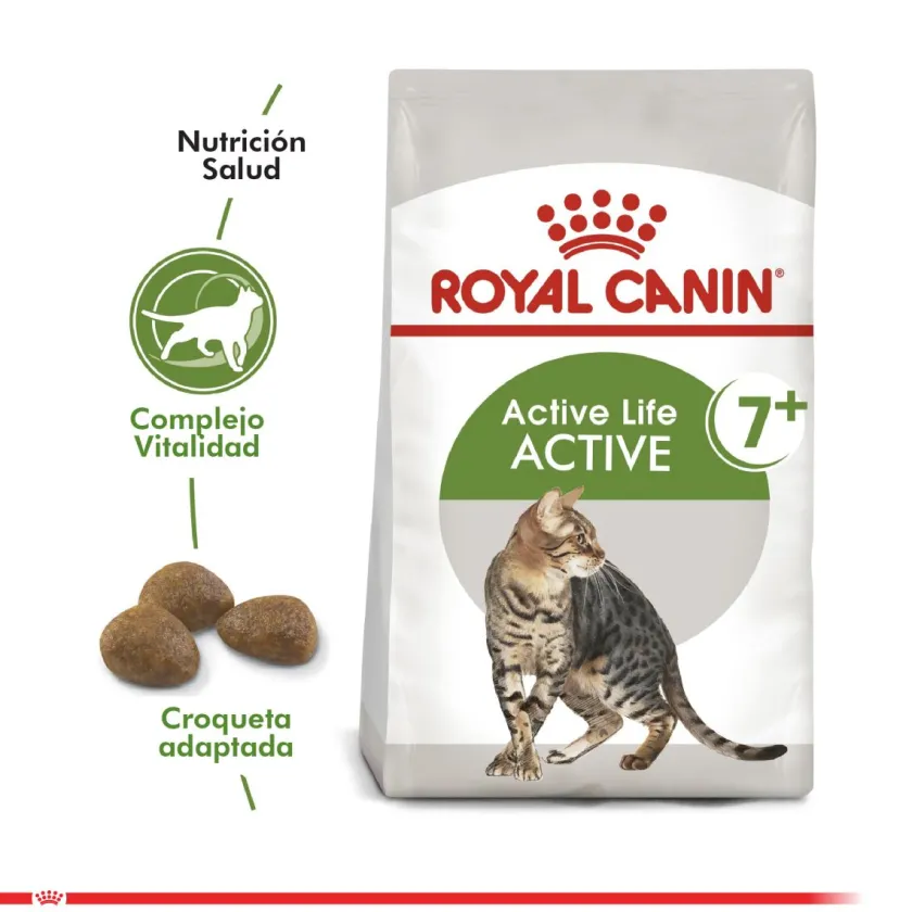 Royal Canin Senior (+7 Años)^Gato Active 7+ 1.5kg