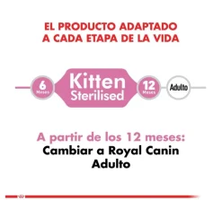 Royal Canin Gatitos (0 A 12 Meses)^Kitten Sterilised 400gr