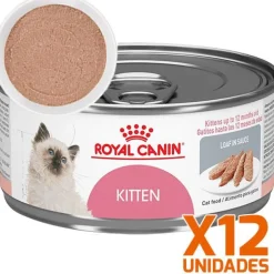 Royal Canin Húmedos^Latas Gatito Kitten Pate Pack 12 Unidades