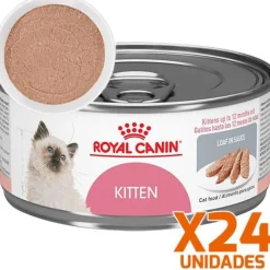 Royal Canin Húmedos^Latas Gatito Kitten Pate Pack 24 Unidades