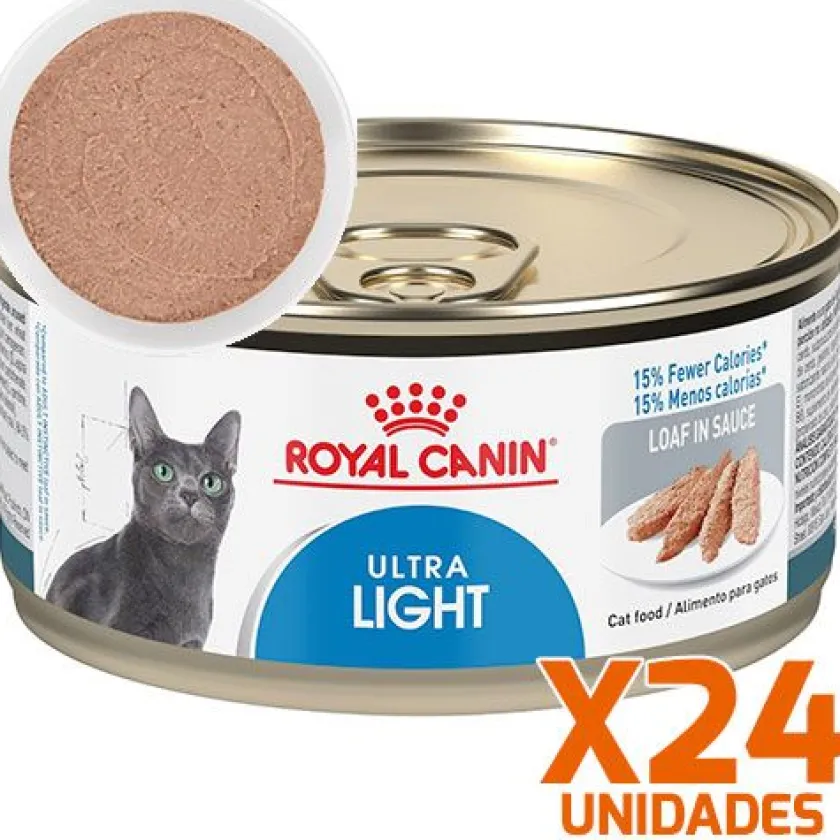 Royal Canin Húmedos^Latas Gato Ultra Light Pate (Weigth Care) 145Gr Pack 24 Unidades