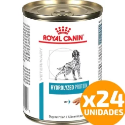 Royal Canin Alimentación Medicada^Latas Vet Diet Canine Hydrolyzed Protein x 24 Unidades