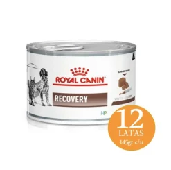 Royal Canin Post Operatorio | Alimentación Medicada^Latas Vet Diet Recovery Feline - Canine 145gr x 12 Unidades