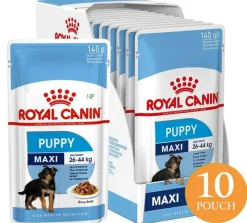 Royal Canin Húmedos^Maxi Puppy Pouch 140gr x 10 unidades