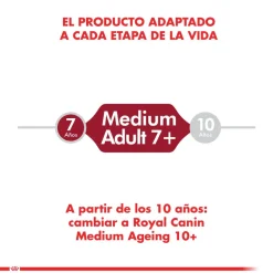 Royal Canin Senior (+7 Años)^Medium 7+ 15kg