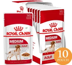 Royal Canin Húmedos^Medium Adulto Pouch 140gr x 10 unidades
