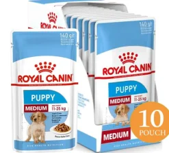 Royal Canin Húmedos^Medium Puppy Pouch Pack 10 Unidades