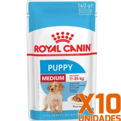 Royal Canin Húmedos^Medium Puppy Pouch Pack 10 Unidades