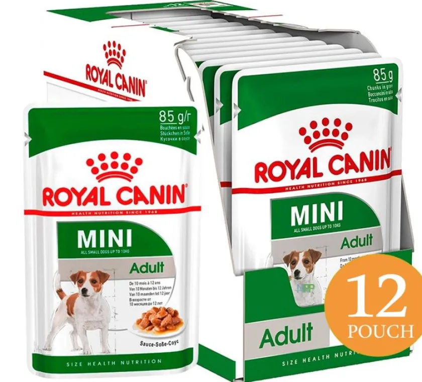Royal Canin Húmedos^Mini Adulto Pouch Pack 12 Unidades