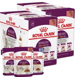 Royal Canin Húmedos | Galletas^Pouch pack Sensory Mix 85 grs x 12