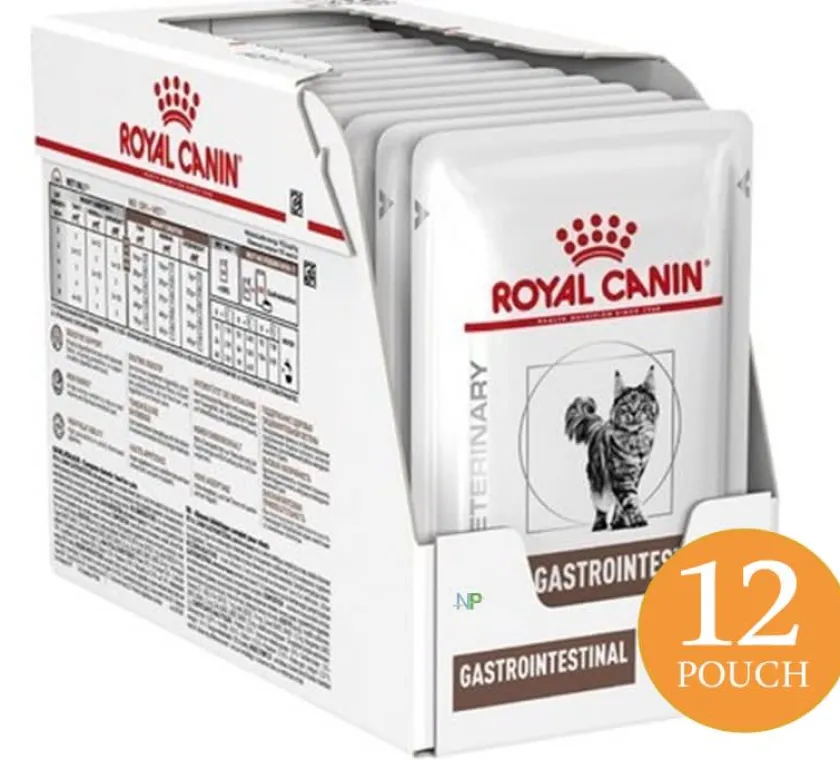 Royal Canin Húmedos^Pouch Vet Diet Felino Gastro Intestinal 85gr x 12 unidades