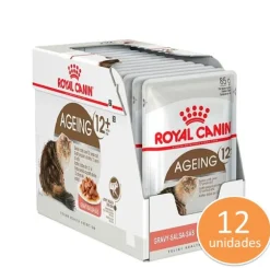 Royal Canin Húmedos | Senior (+7 Años)^ROYAL CAT AGEING 12+ POUCH x 12UN