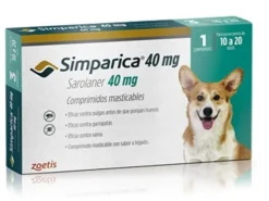 Antipulgas Y Garrapatas^Simparica 10 a 20kg 1 Comprimido