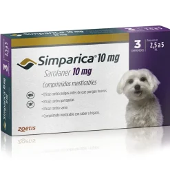 Simparica Antipulgas Y Garrapatas^2.5 a 5kg 3 Comprimidos