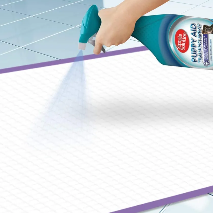 Simple Solution Carpetas De Entrenamiento | Adiestramiento^Spray Entrenador para Cachorros 500ml
