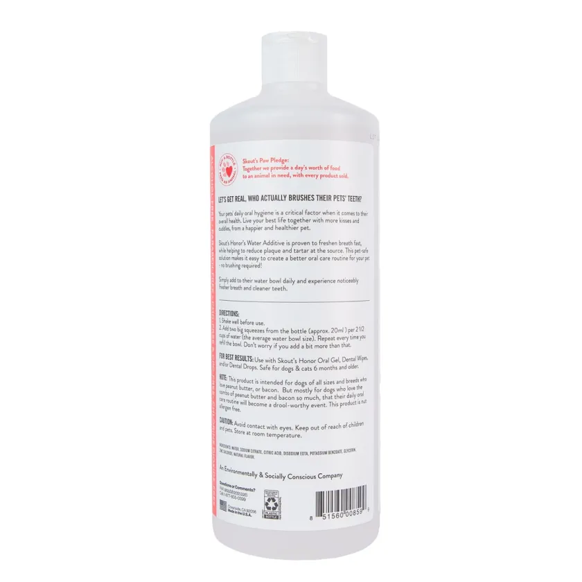 Skouts Honor Higiene Y Aseo | Control Peso^Skout's Honor Aditivo Dental Maní y Tocino 946ml