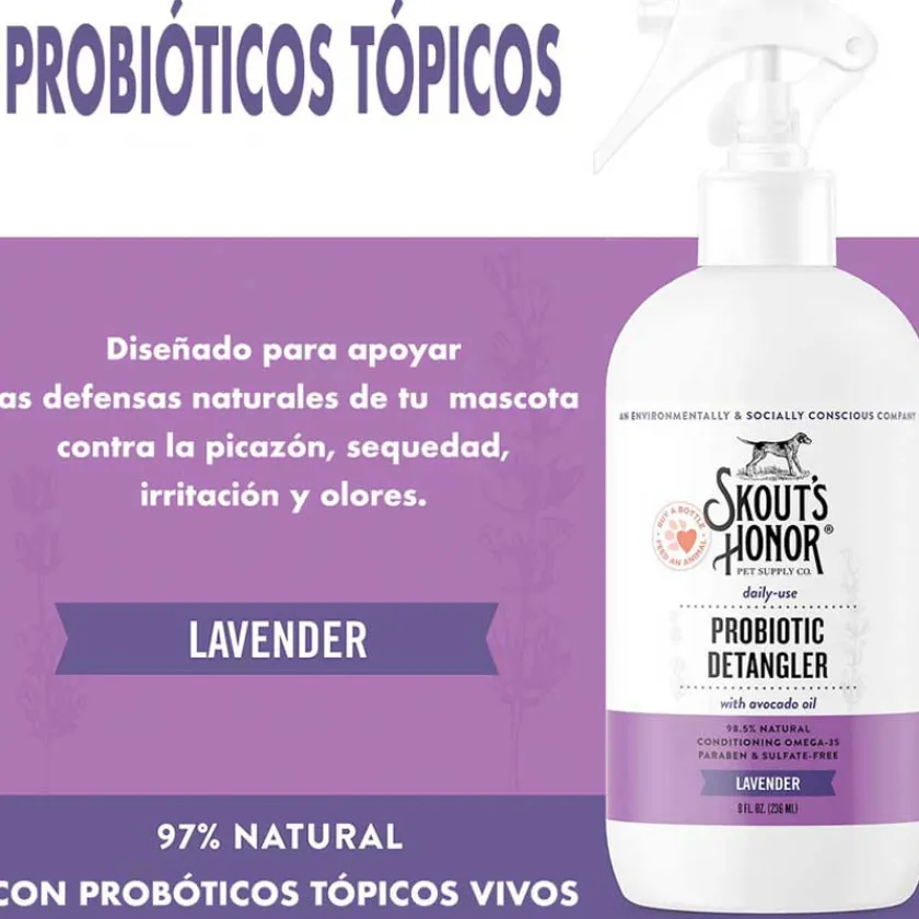 Skouts Honor Shampoo Para Perros | Shampoo Para Gatos^Desenredante Lavanda 236 mL