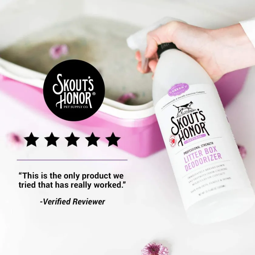 Skouts Honor Limpiadores Y Desodorantes | Neutralizador De Olores^Desodorizante para cajas de arenas sanitarias 1.035ml
