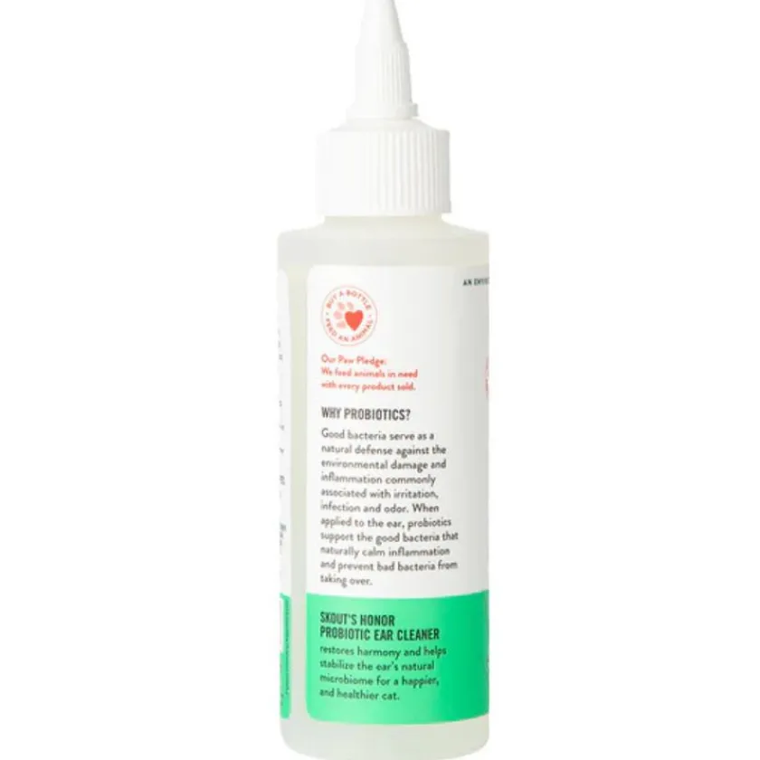 Skouts Honor Higiene Y Aseo^Limpiador Probiotico de Oidos para Gatos 118ml