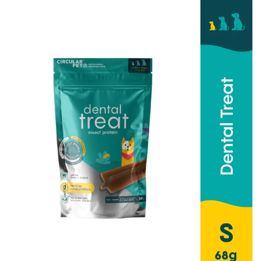 Circular Pet Galletas Y Snacks^SNACK PARA PERRO DENTAL TREAT PROTEINA INSECTOS
