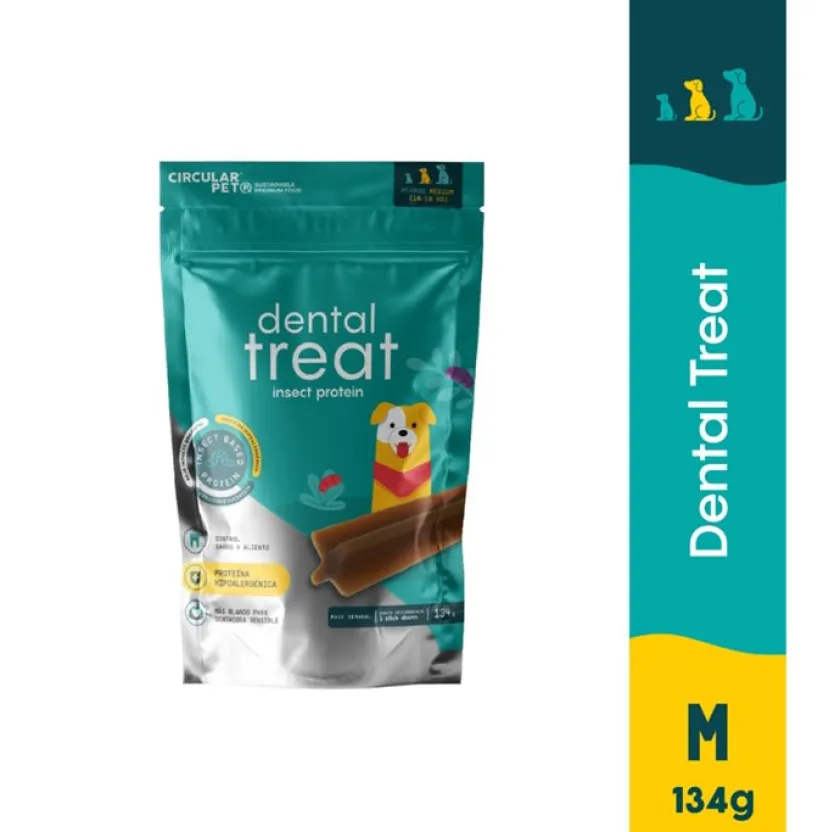 Circular Pet Galletas Y Snacks^SNACK PARA PERRO DENTAL TREAT PROTEINA INSECTOS