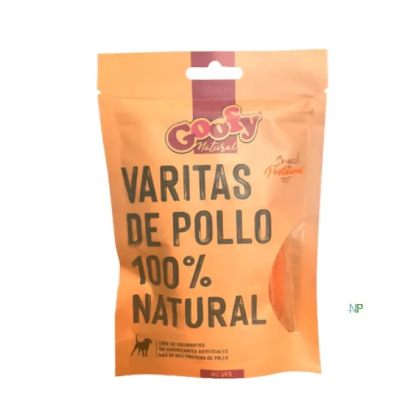 Goofy Galletas Y Snacks^SNACK VARITAS POLLO NATURAL 60 gr