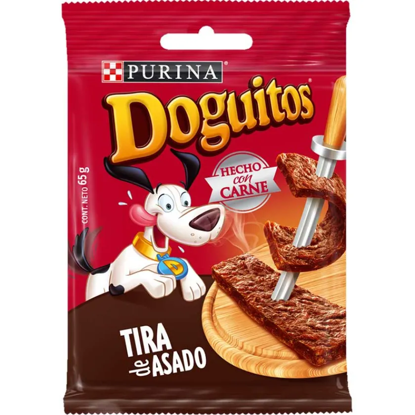 Fit Formula Galletas Y Snacks^Snacks para perros DOGUITOS® Tira de Asado 65gr
