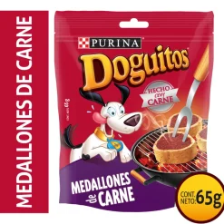 Galletas Y Snacks^Snacks para perros DOGUITOS® Medallones de carne 65gr Pack 15 Unidades