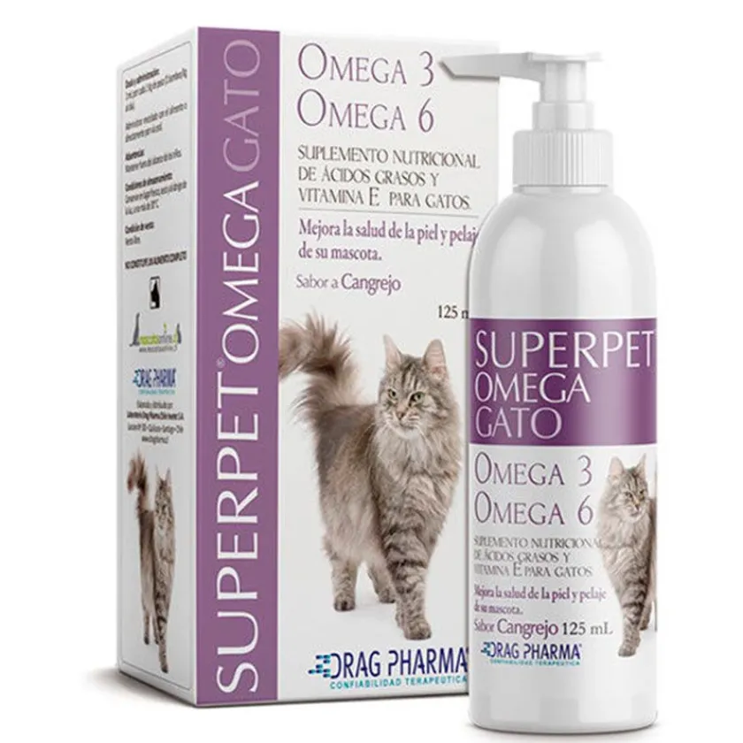 Superpet Vitaminas Y Suplementos^Omega 6/3 para Gatos 125ml