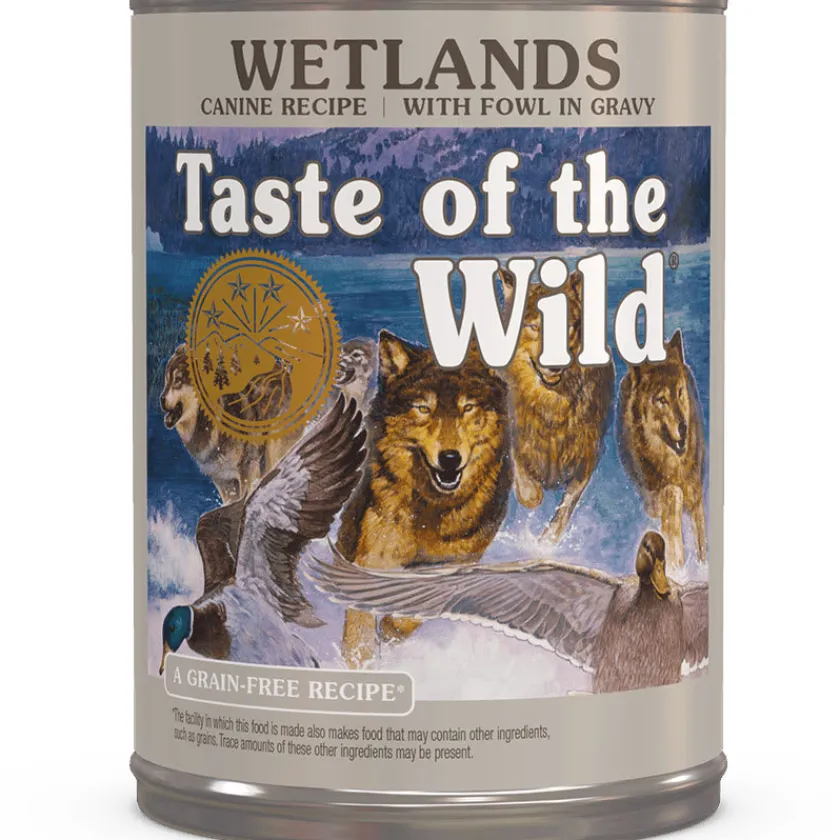 Taste Of The Wild Húmedos^Dog Adult Tow Wetlands Pato 390gr