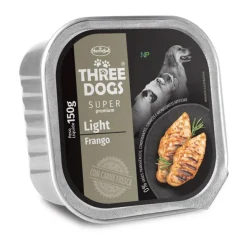 Three Dogs Húmedos^Pate de Pollo Perros Light 150gr