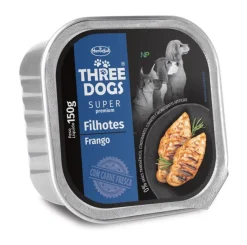 Three Dogs Húmedos^Pate de Pollo Perros Cachorros 150gr