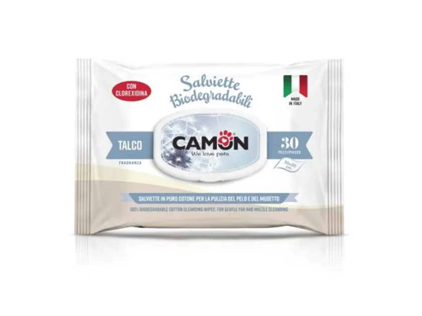 Camon Higiene Y Aseo^Toallitas con Clorexidina 30 Un. 30X20CM Aroma Talco