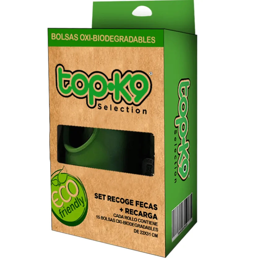 TOP K9 Higiene Y Aseo | Senior (+7 Años)^Set Dispensador Bolsas + 2 Rollos de recarga