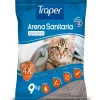 Traper Arenas^Arena Sanitaria Aglutinante 9kg