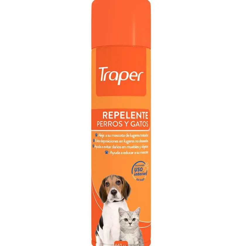 Traper Repelentes^Repelente para Perros y Gatos Spray 440cc