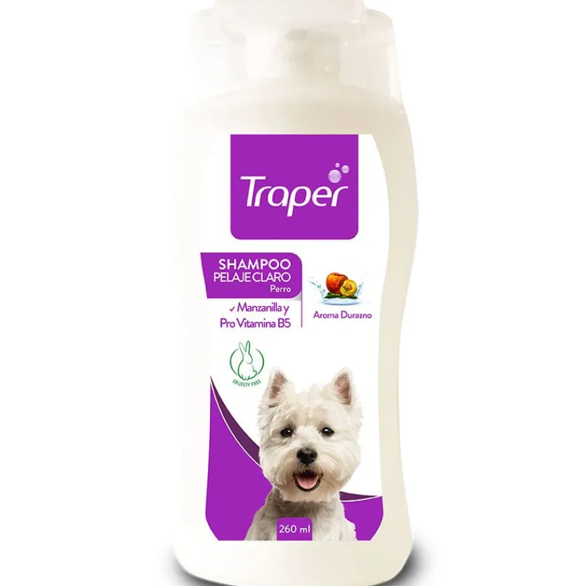 Traper Shampoo Para Perros^Shampoo para Pelajes Claros 260ml