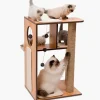 Vesper Gateras Y Rascadores^Box Large Walnut Rascador para Gatos
