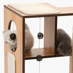 Vesper Gateras Y Rascadores^Box Large Walnut Rascador para Gatos