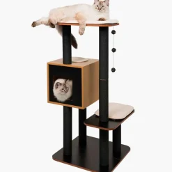 Vesper Gateras Y Rascadores^Furniture V High Negro Rascador para Gatos