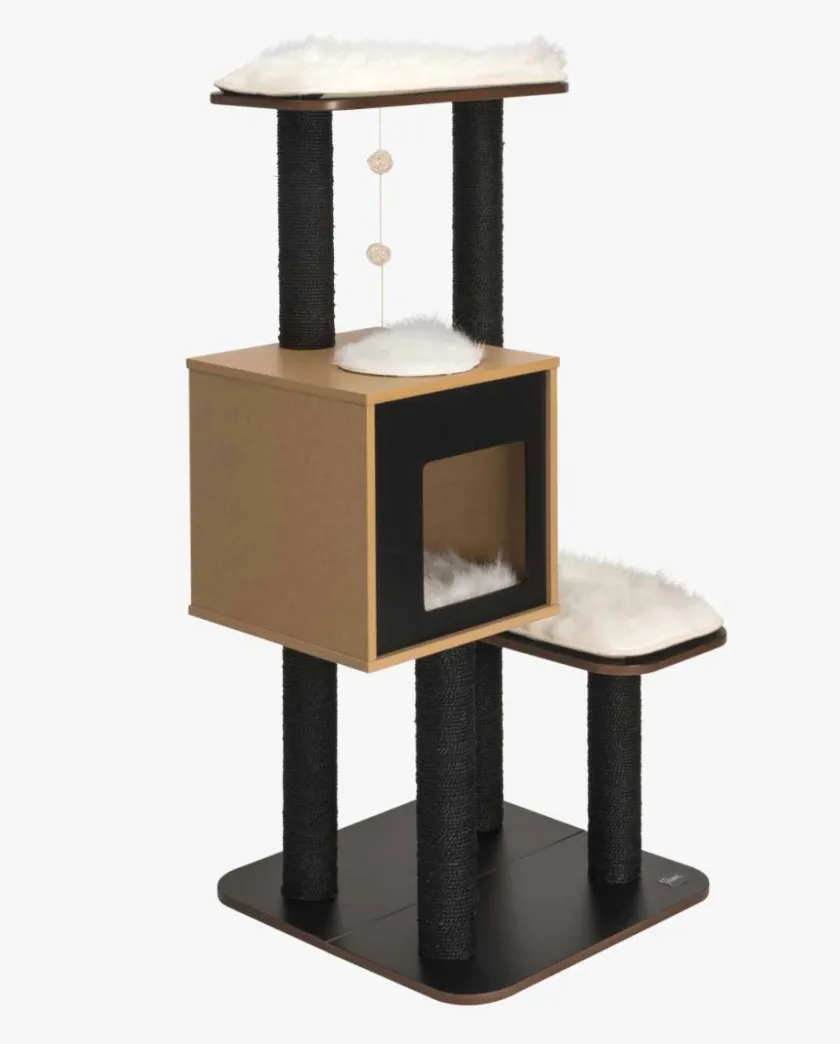 Vesper Gateras Y Rascadores^Furniture V High Negro Rascador para Gatos