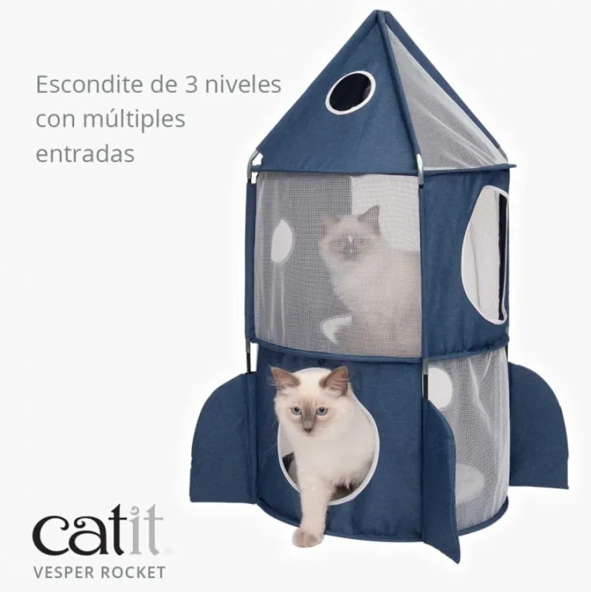 Vesper Gateras Y Rascadores | Juguetes^Rocket Color Gris