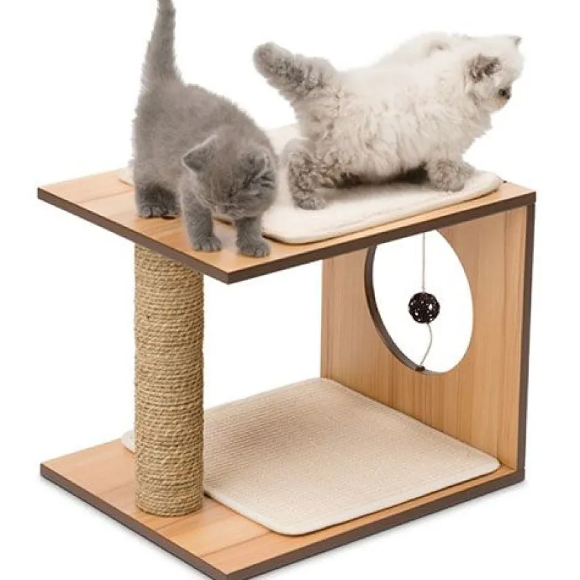 Vesper Gateras Y Rascadores^Sool Walnut Rascador para gatos