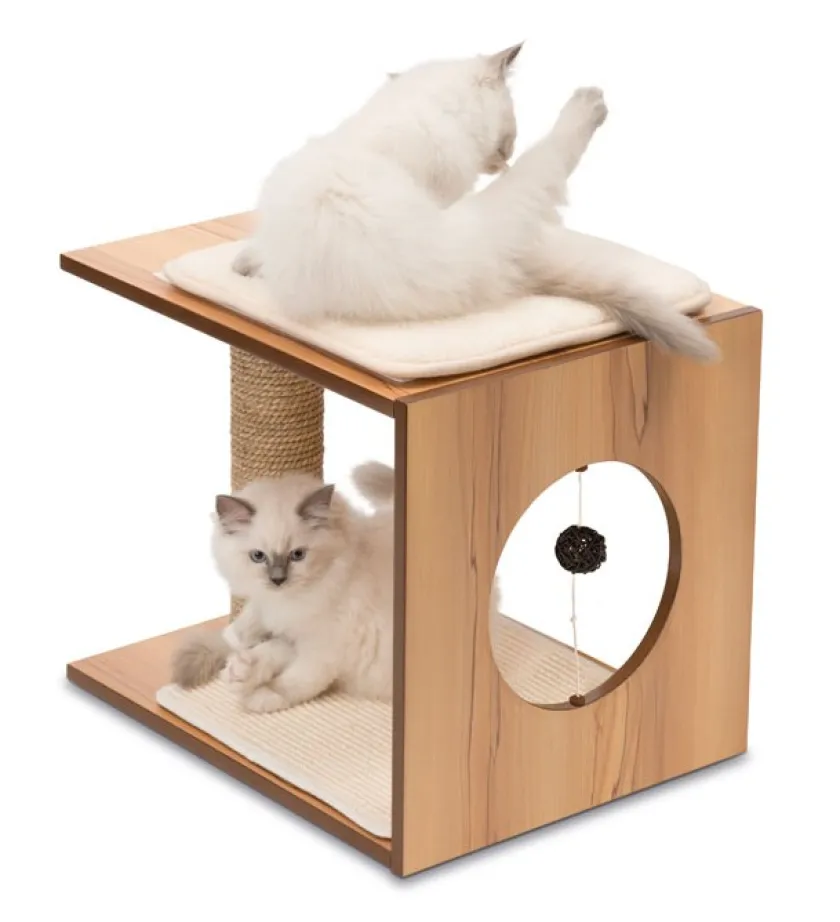 Vesper Gateras Y Rascadores^Sool Walnut Rascador para gatos