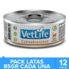 Vet Life Alimentación Medicada^Cat Convalescence Lata 85gr Pack 12 Unidades