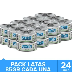 Vet Life Alimentación Medicada^Cat Renal Lata 85gr PACK 24 Unidades